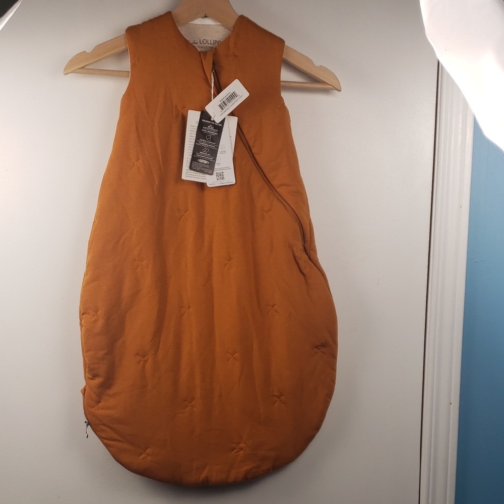 Loulou Lollipop 2.5 Tog  Mustard Yellow Baby Sleep Sack 3 To 12mos Nwt Tencel